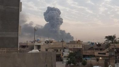 تفجير مقر قاعدة الصقر