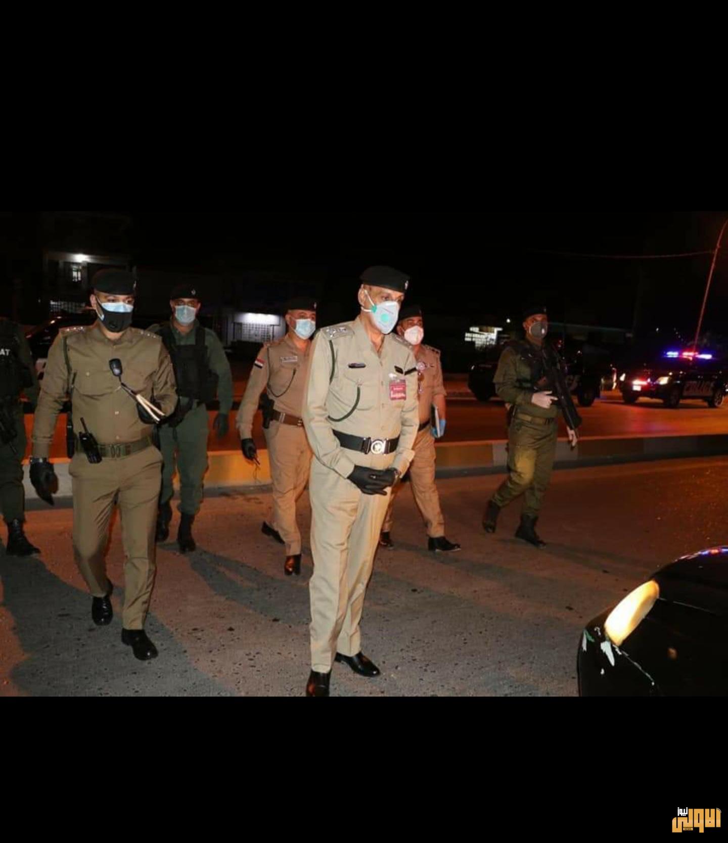 مدير شرطة نجدة بغداد يجري جولة ميدانية لمختلف القواطع في العاصمة 3 ٢٠٢٠٠٦٢٥ ١٢٥٣١٩