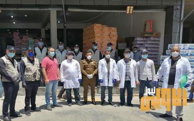 الشرطة المجتمعية تطلق حملة تحت شعار "شكراجيشناالأبيض " تثميناً للملاكات الصحية والطبية أطلق قسم الشرطة المجتمعية 1 5378