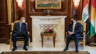 بارزاني والغانمي يؤكدان أهمية السيطرة على تحركات داعش في الحدود العراقية السورية 4 67766087 4611 4BDE 80D5 F3912A4B0A1B