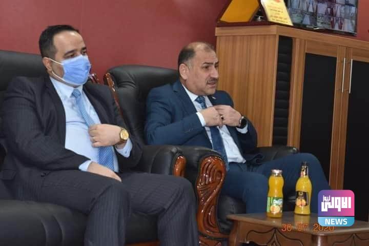 وزير الصناعة والمعادن ووزير التجارة يزوران دائرتي كهرباء وبلدية الموصل لدعم واقع الخدمات في نينوى 1 832501DF 287C 40D2 8410 7F98808AF28F