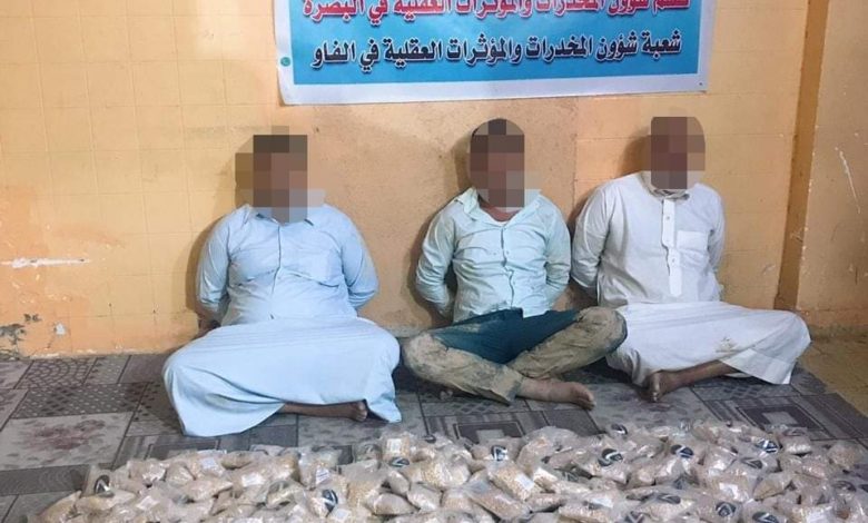 البصرة: إلقاء القبض على أخطر عصابة لتجارة المخدرات في الفاو خلال عملية نوعية 1 FB IMG 1594836416336