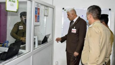 مدير شؤون الشهداء والجرحى يقوم بجولة لأقسام المديرية 5 FB IMG 1595358309108