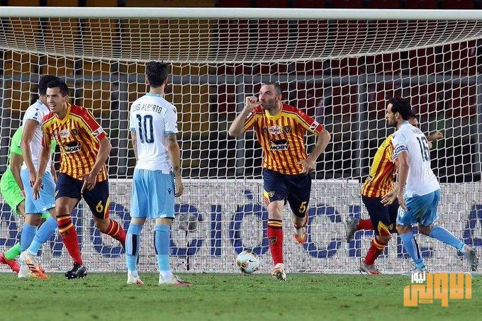 طرد باتريك إثر عضه أحد لاعبي ليتشي في خسارة قاسية للاتسيو 1 LnrOPVep