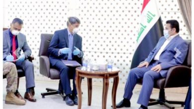 الاعرجي والقائم بالاعمال الامريكي يبحثان ملف انسحاب القوات الامريكية 5 Screenshot 20200716 170436