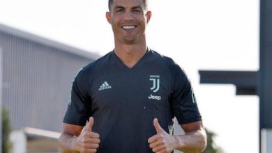 138 004734 cristiano ronaldo hair cut juventus lyon 2