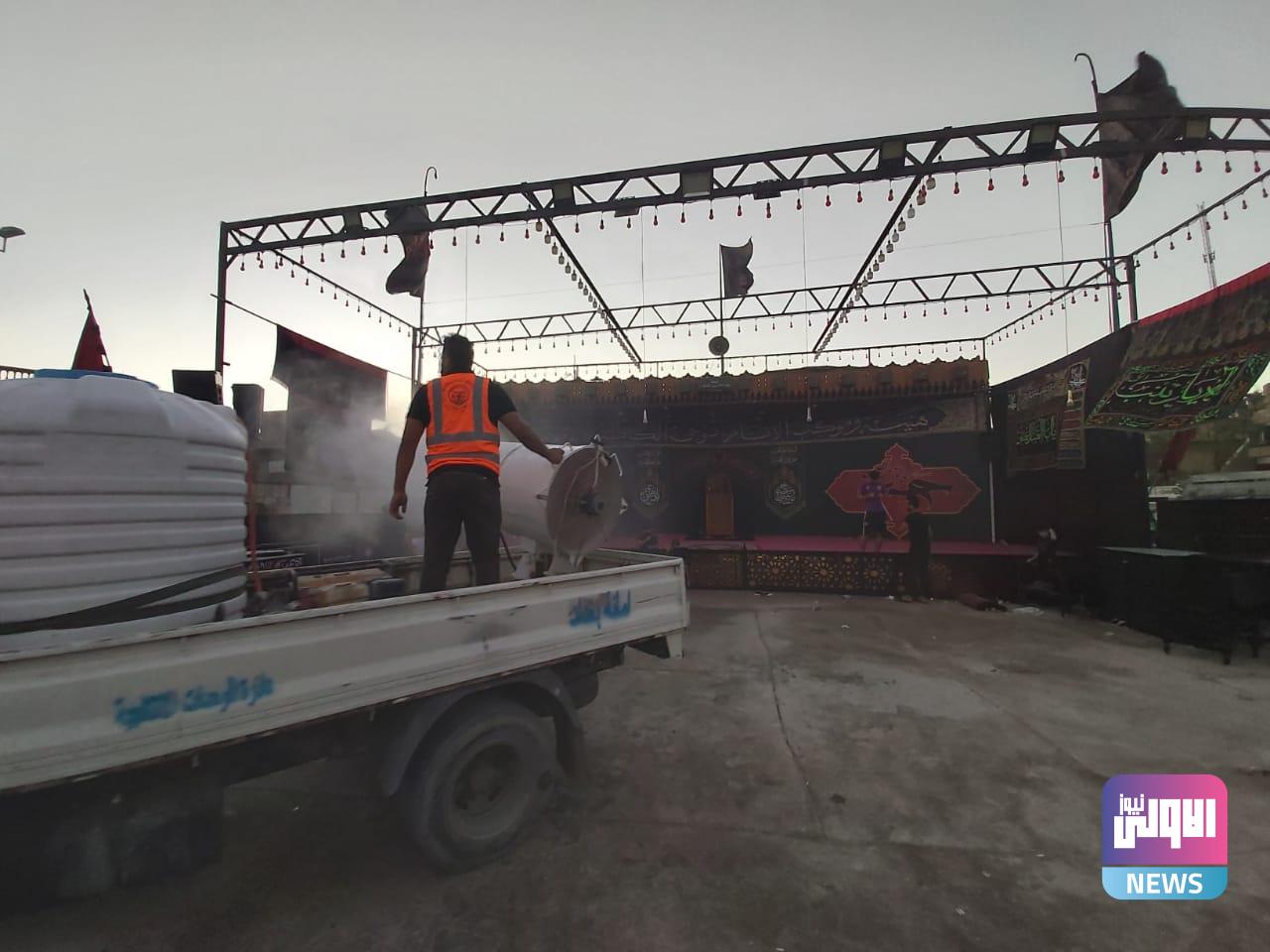 بالتزامن مع بدء مراسم عاشوراء.. حملة لتعفير دور العبادة ومجالس العزاء 1 2546E091 EEDC 42D1 92AB 2F2582F30CC7