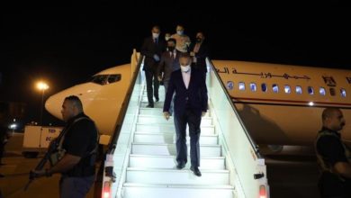 الكاظمي يصل الى بغداد بعد مشاركته بالقمة الثلاثية 5 DAD3ADF4 E8E3 4C95 A454 E71878DAB09B