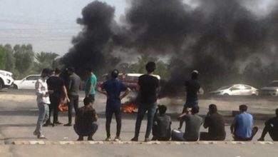 محتجون يغلقون مداخل شركة نفط ذي قار 2 FBEAB860 9A34 4D9A A40A DE172E9CE339