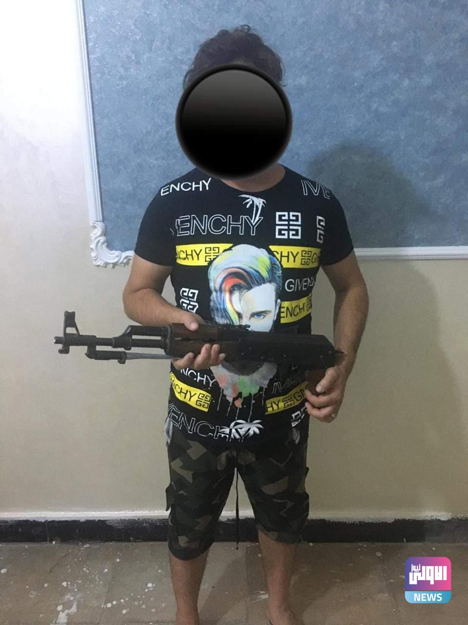 إلقاء القبض على متهم بإطلاق العيارات النارية في منطقة الحسينية 1 FB IMG 1596620000609