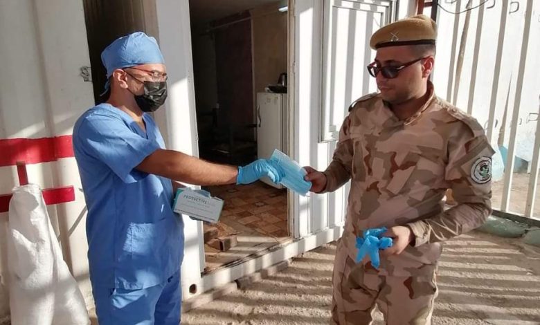 قاعدة الشعيبة الجوية تقوم بحملة تعقيم وتعفير 9 FB IMG 1597220210416