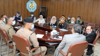 دائرة العلاقات والاعلام في وزارة الداخلية تواصل اعطاء المحاضرات للوقاية من كورونا 5 FB IMG 1597832189388