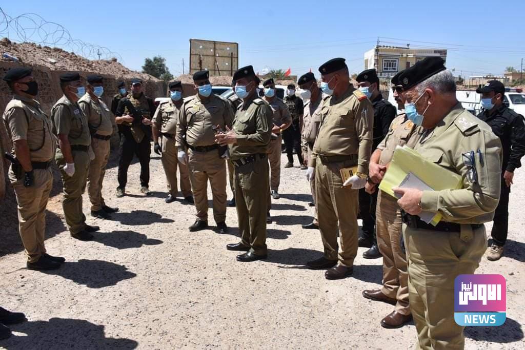 قائد شرطة صلاح الدين يتفقد مراكز الشرطة ومكاتب مكافحة الإجرام 1 FB IMG 1597934976438