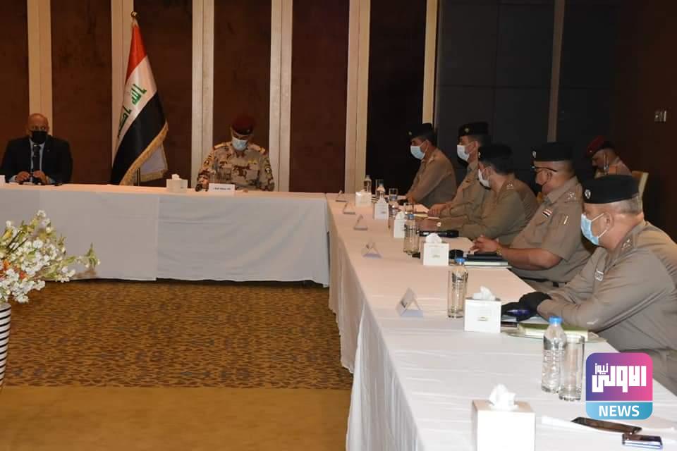 قائد شرطة كربلاء يشارك في مؤتمر موسع لمحافظي وقادة عمليات وقادة شرطة خمس محافظات 3 FB IMG 1598281394839