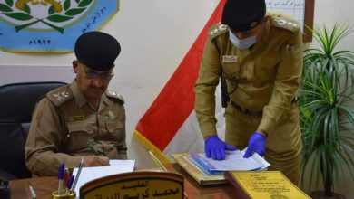 قائد شرطة صلاح الدين يتفقد عددا من اقسام شرطة المحافظة للوقوف على الواقع الامني والاداري فيها 2 FB IMG 1598367916427