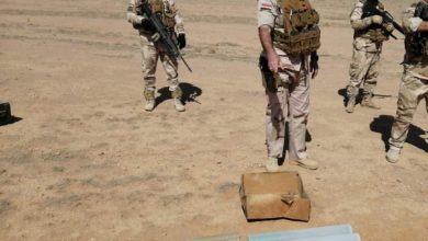 قيادة عمليات الانبار تعثر على عدد من العبوات الناسفة من مخلفات ارهابيي داعش 6 FB IMG 1598899695542