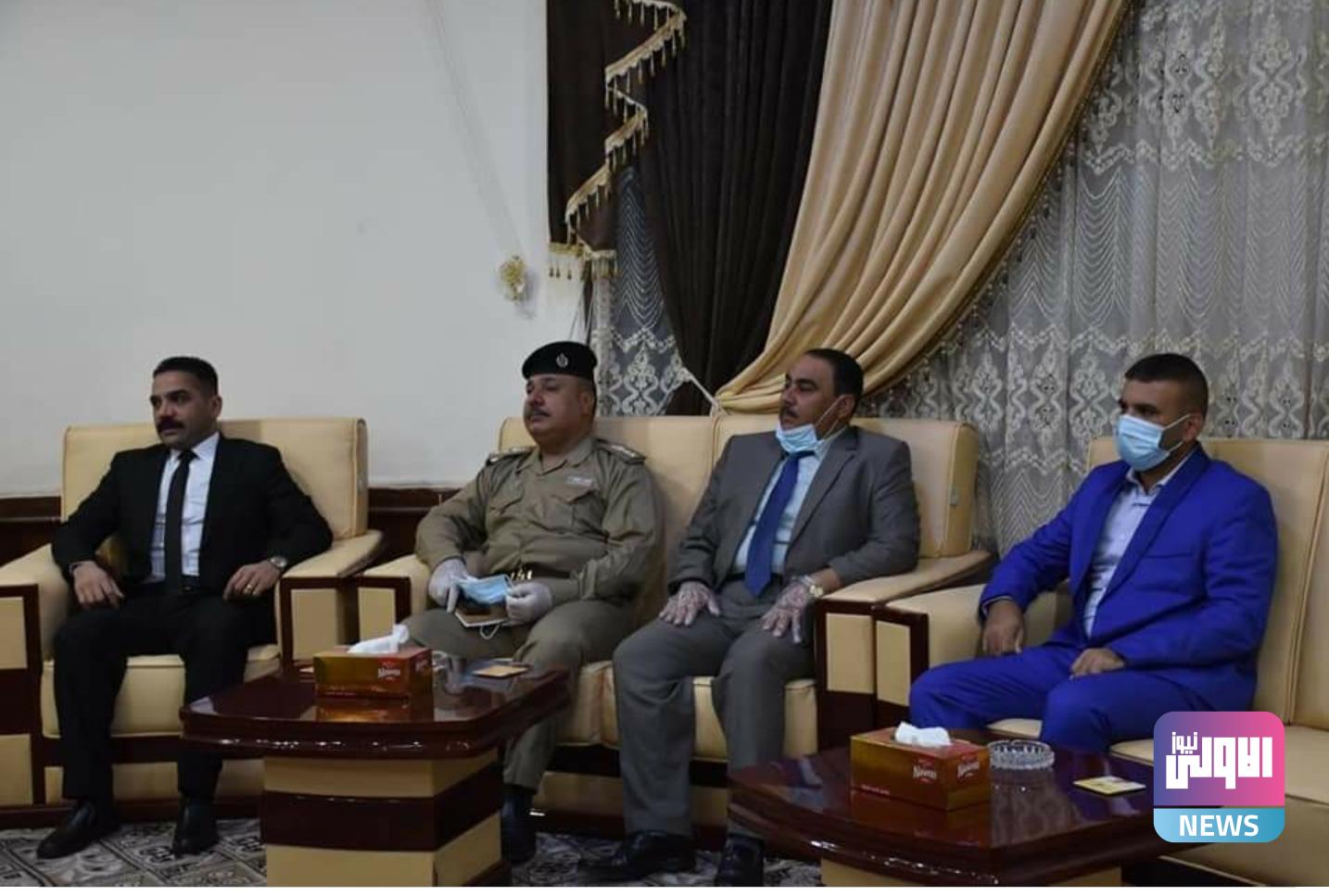 قائد شرطة صلاح الدين يستقبل وفد لجنة مديرية حقوق الإنسان بوزارة الداخلية 3 Screenshot ٢٠٢٠٠٨٢٦ ١١٠٥٥٣ Facebook