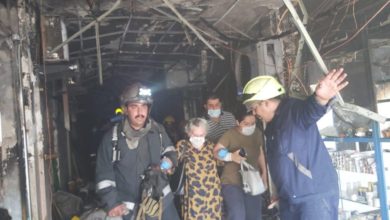 بالصور.. حريق كبير في الكرادة والدفاع المدني ينقذ 20 مواطنا4