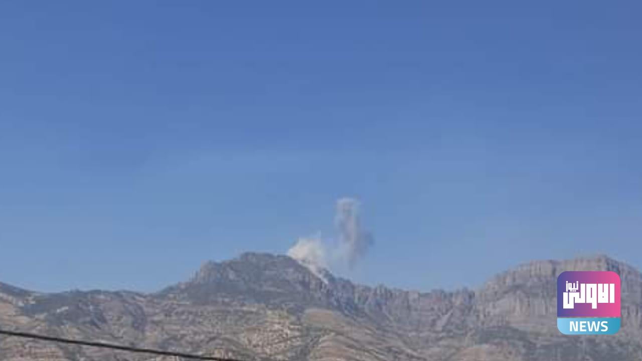 الطائرات التركية تقصف قمة جبل شمال دهوك 1 1597843514131