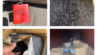 ضبط ارسالية تبوغ معسل ممنوع من الاستيراد في ام قصر الشمالي 6 2B961186 7E4B 45E5 A072 24817979D0EA