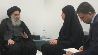 السيستاني يستقبل بلاسخارت 5 303B373B 2FB3 429D ADBB 3D91452DF684