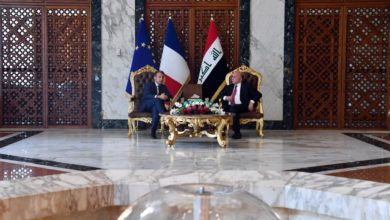 ماكرون: العراق يمتلك ارادة اصلاحية واضحة وفرنسا داعمة له 6 3F9F720F 244E 44E9 8B7D 347F088CAAAD