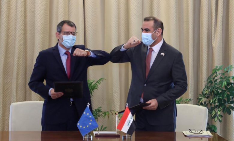 بينها دعمه ماليا لمواجهة كورونا.. العراق يوقع ثلاث اتفاقيات مع الاتحاد الأوروبي 1 92092020 3ba815de 3db8 4d6a abca 70fe9dc93bda