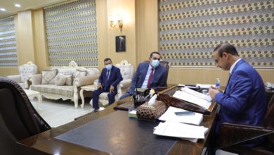 وزير العمل يستقبل محافظ كركوك ويبحث معه سبل تقديم الدعم لمديرية العمل وخدمة للمواطنين 4 D37DBF87 42E5 4B1C A48B 5EF120056722