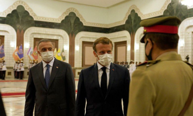 ماكرون يعلن وضع خارطة طريق مشتركة للتعاون بين العراق وفرنسا 1 DA8FAAB5 DB6D 45C0 BC1D 943B8A6A8FD5