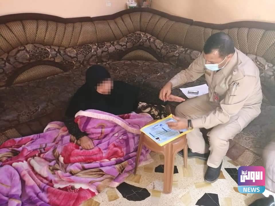 إصدار بطاقة وطنية لمرأة مقعدة وهي بدارها بمحافظة نينوى 1 FB IMG 1599494118707