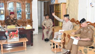 قائد شرطة ذي قار يتفقد قسم شرطة سوق الشيوخ ويبحث الية استحداث قسم شرطة الحسن المجتبى ع 2 FB IMG 1599592214965