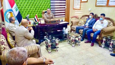 مكتب المفوضية العليا لحقوق الانسان يزور مركز شرطة قره هنجير في كركوك 2 FB IMG 1600091496753