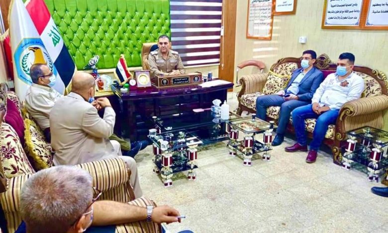مكتب المفوضية العليا لحقوق الانسان يزور مركز شرطة قره هنجير في كركوك 3 FB IMG 1600091496753