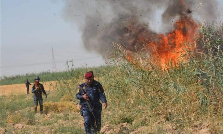 قيادة المقر المتقدم للعمليات المشتركة في كركوك تقتل إرهابياً وتدمر 11 مضافة 5 FB IMG 1601476204472