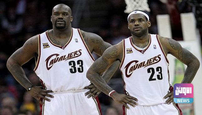 LeBron James and Shaquille ONeal