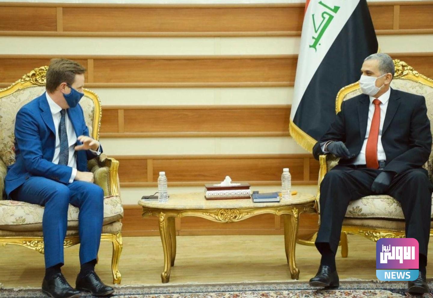 وزير الداخلية يلتقي السفير البريطاني في العراق 1 Screenshot ٢٠٢٠٠٩٢٢ ١٢٥٣٠٠ Facebook