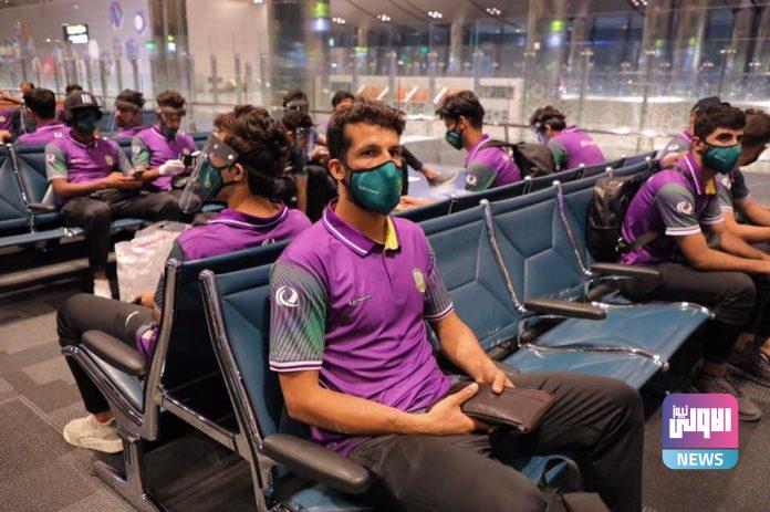 وفد الشرطة يصل الدوحة وسط إجراءات مشددة 1 photo 2020 09 11 12 02 13 696x463 1