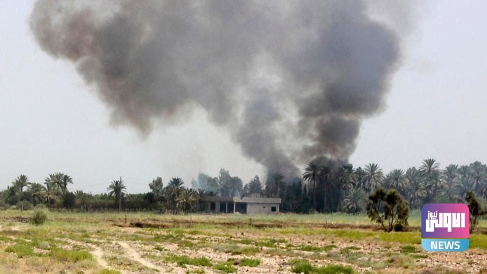 قصف 6 اهداف داعشية في زور شيخ بابا في ديالى 1 قصف