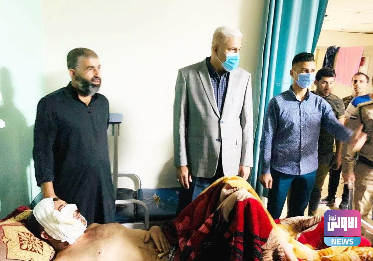 مدير شؤون الشهداء والجرحى يزور جرحى الوزارة الراقدين بمدينة الطب 1 ٢٠٢٠٠٩١١ ١١٠٦٤٣