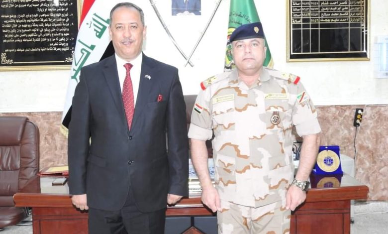 قائد عمليات الجزيرة يستقبل رئيس جامعة الانبار 3 FB IMG 1601652421286