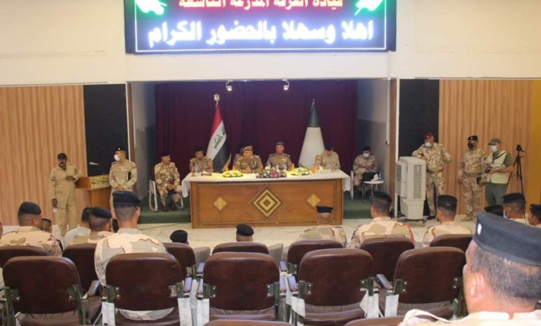 الفرقة المدرعة التاسعة تستقبل أمين سر الشهداء والجرحى في وزارة الدفاع 5 FB IMG 1601729269814