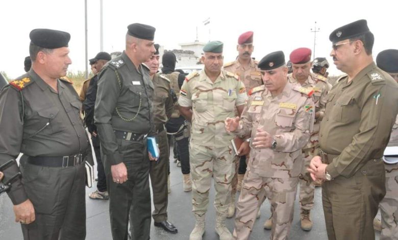 قائد عمليات ديالى وقائد الشرطة يتفقدان السيطرات الامنية في منطقة بابا محمود في قضاء خانقين 1 FB IMG 1601830194201