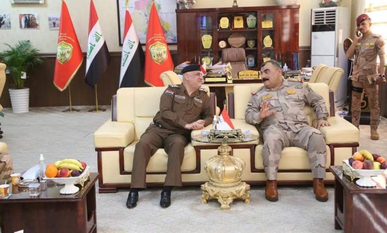 قائد شرطة كركوك يزور المقر المتقدم للعمليات المشتركة في كركوك 3 FB IMG 1601923942380