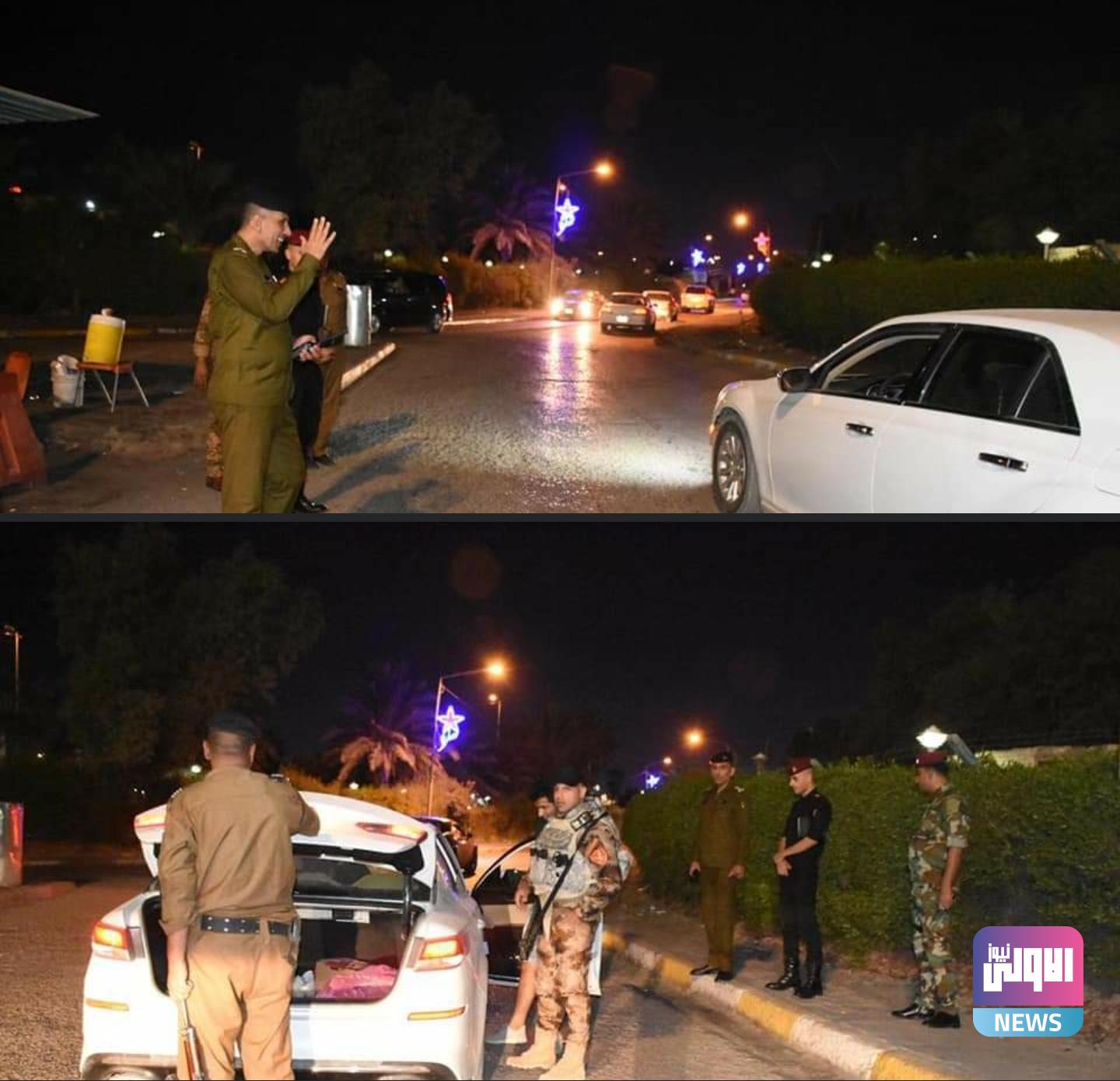 قائد شرطة ذي قار يجري جولة تفقدية للإشراف على انتشار دوريات النجدة ويشاركهم الواجبات 1 Screenshot ٢٠٢٠١٠١٧ ١١٣٦١٧ Facebook