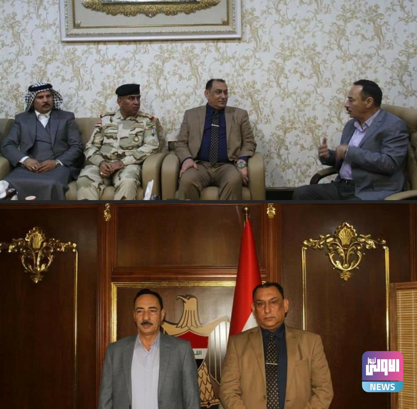 مدير شؤون العشائر في وزارة الداخلية يلتقي محافظ نينوى 1 Screenshot ٢٠٢٠١٠٢٠ ١٠٠٣٣٩ Facebook