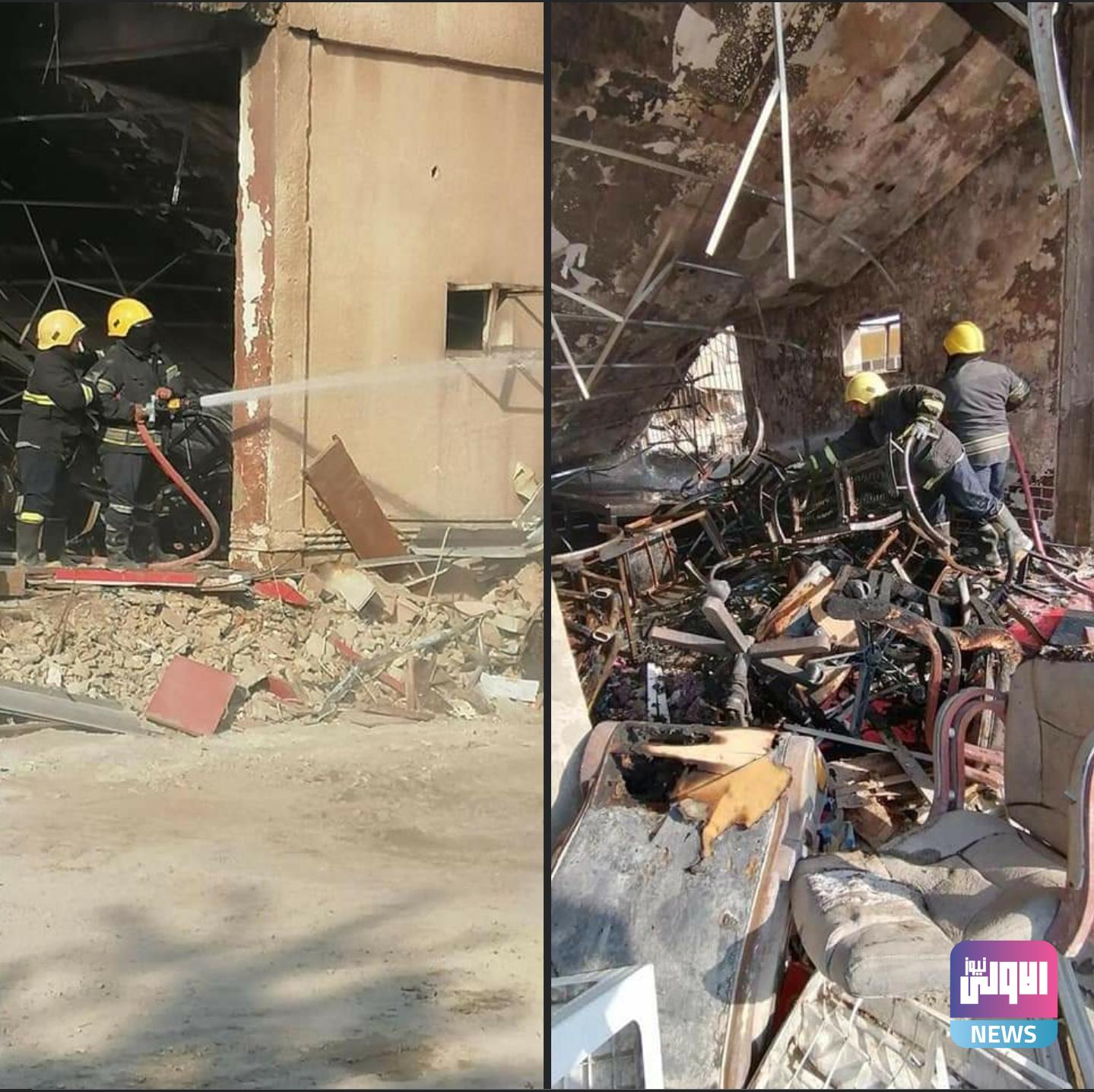 الدفاع المدني يخمد حريقا للمواد المستهلكة داخل كلية التراث في بغداد 1 Screenshot ٢٠٢٠١٠٣٠ ١٧٤٣٢٦ Facebook