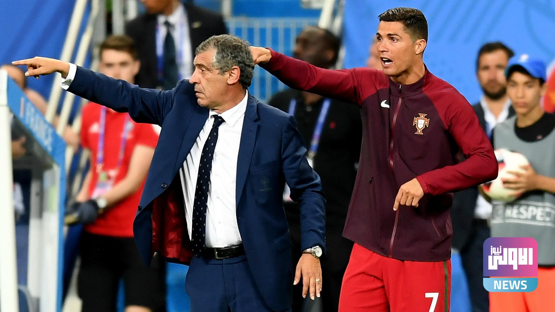 fernando santos and cristiano ronaldo
