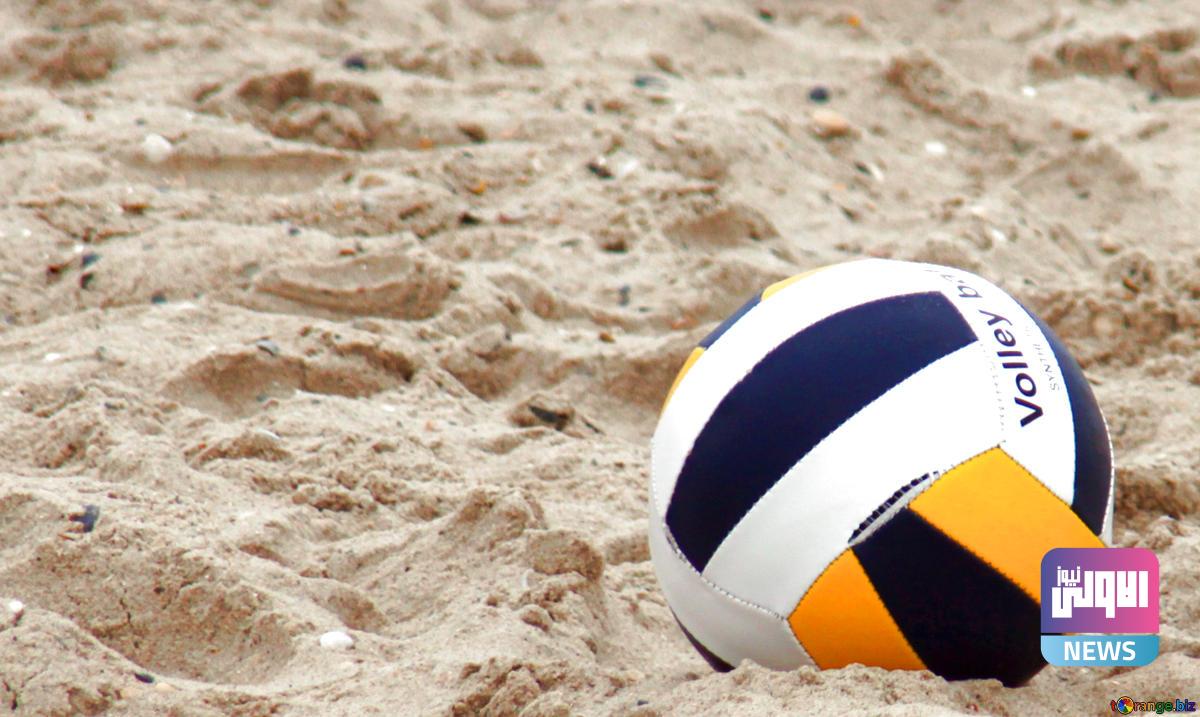light very vivid colours fragment volleyball beach 13591