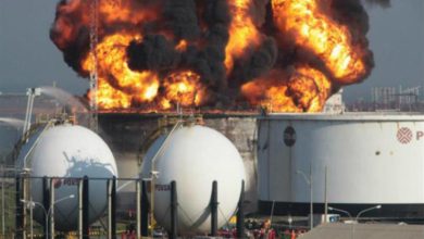 اندلاع حريق في مصفاة لتكرير النفط جنوبي إيران 5 2020 9 2 22 42 30 638