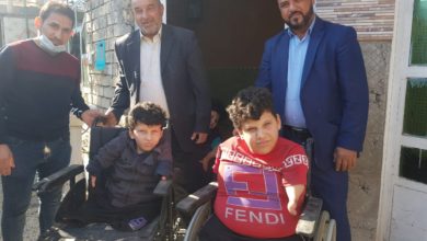 العمل توزِّع كراسي متحركة بين عدد من المعاقين 4 3F1D7ECE 2001 4F59 AA2E 6D7876647E6F